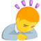 Person Bowing emoji on Messenger